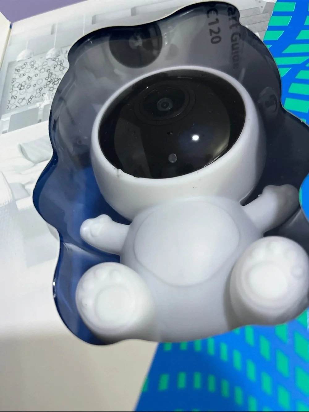 Vivitar Wi‑Fi Baby Cam 360 Wide Angle View - White